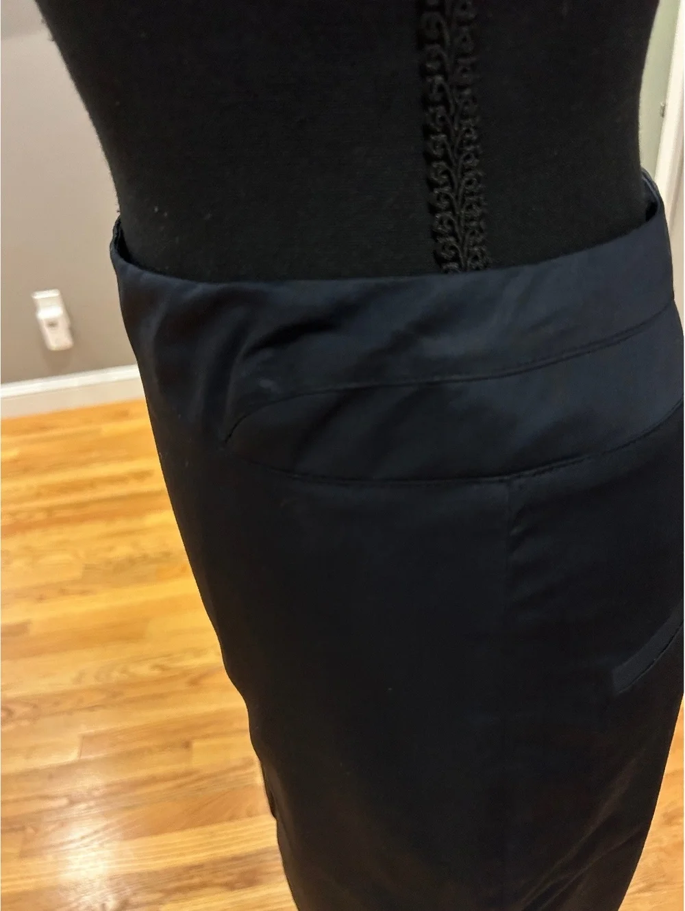 Helmut Lang Black Pencil Skirt Size 2
